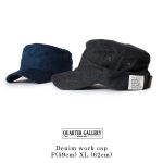 再入荷予定！QUARTER GALLERYのデニムワークキャップ