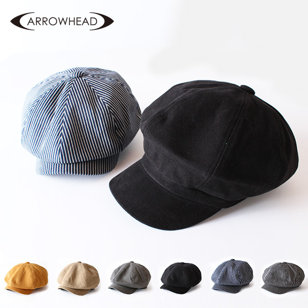 ARROWHEAD/アローヘッド/ダックキャスケット/ニュースキャップ/メンズ/レディース/大きいサイズ/帽子/F57cm〜59cm/XL60cm〜63cm