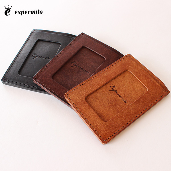 esperanto/メンズ/レディース/プエブロレザーパスケース/イタリアレザー/エスペラント