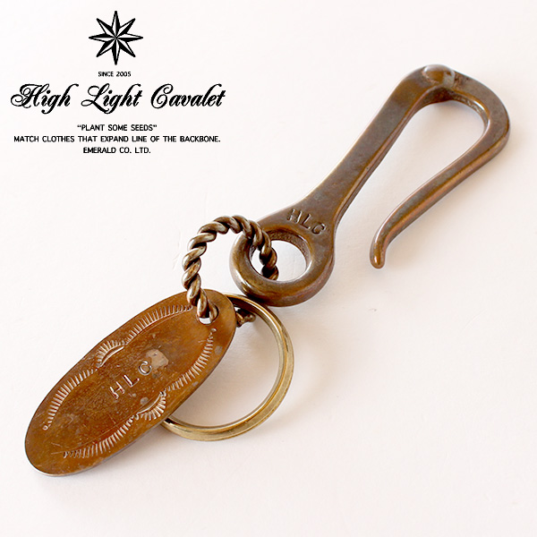 HIGH-LIGHT CAVALET/メンズ/レディース/ブラスキーホルダー/真鍮/プレート/ハイライトキャバレー