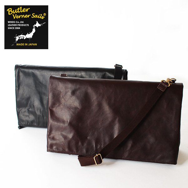 【送料無料】Butler Verner Sails クラッチバッグ 2way ショルダーバッグ ポニープルアップレザー 馬革 メンズ レディース バトラーバーナーセイルズ 鞄 かばん カバン