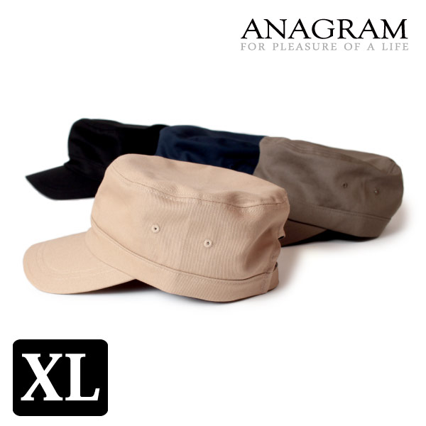 (アナグラム) ANAGRAM ツイル スタンダードワークキャップ 大きいサイズ ビッグサイズ キングサイズ 帽子